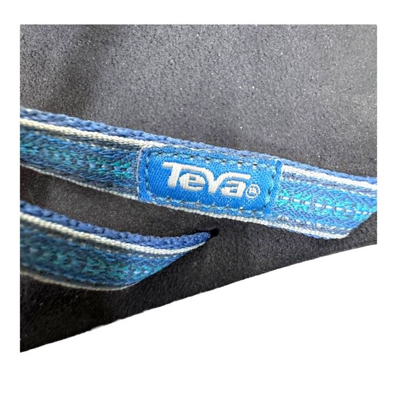 Teva Blue Women's Olowahu Mush Flip Flops Sandals Lindi Color Size 9 Slip On - Picture 4 of 9